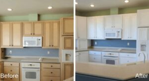 Cabinet refinishing Denver