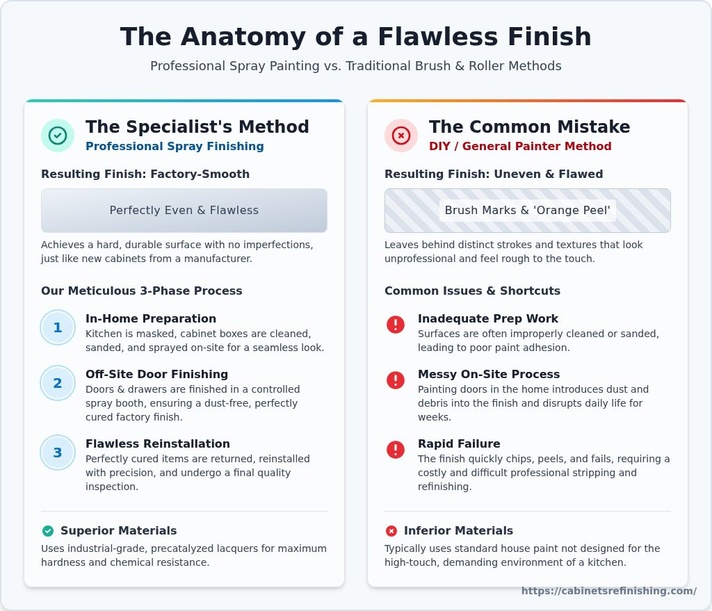 Spray Cabinet Painting Denver: The Guide to a Flawless, Factory Finish