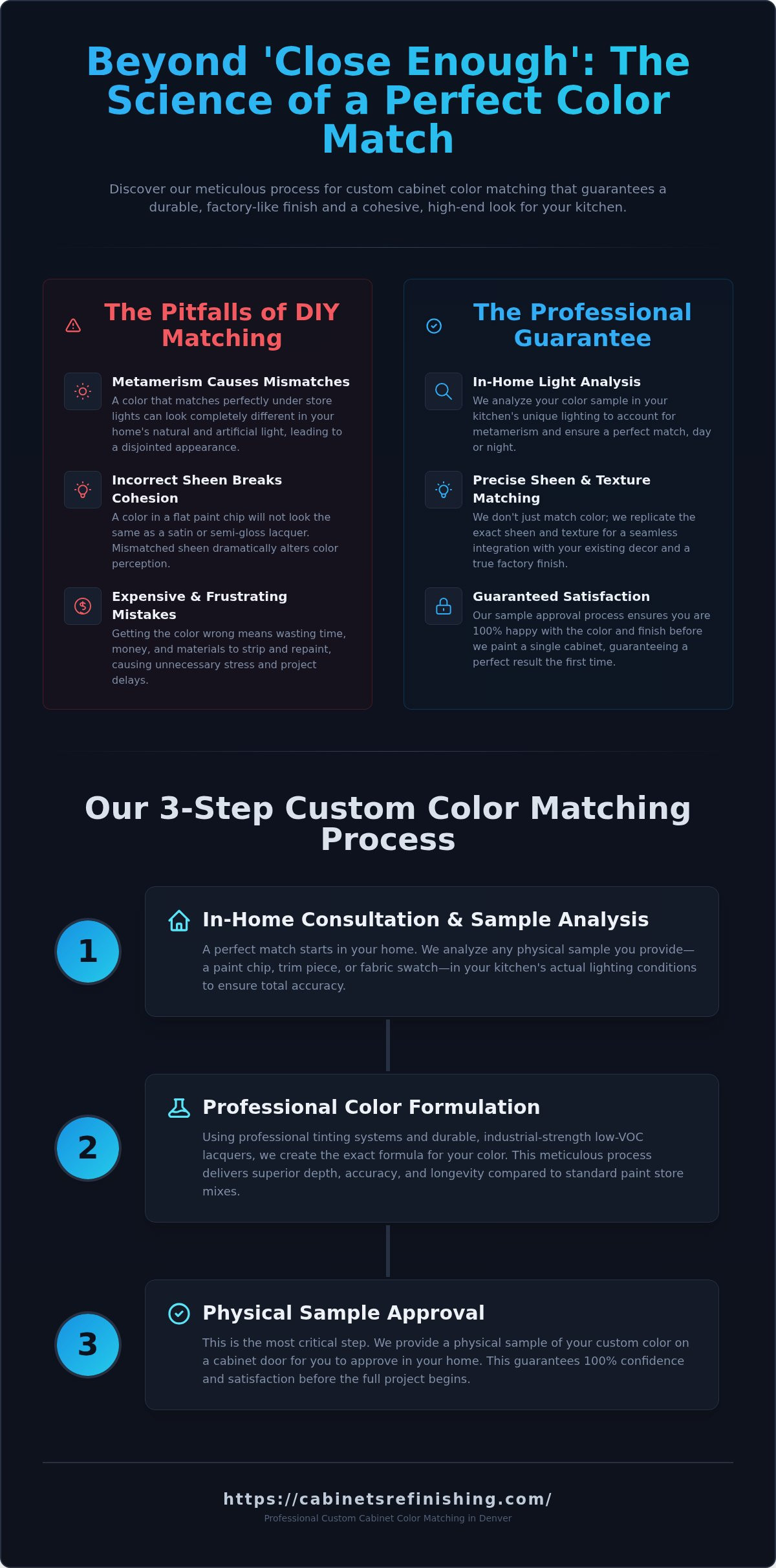 Custom Cabinet Color Matching in Denver: Get a Flawless Finish