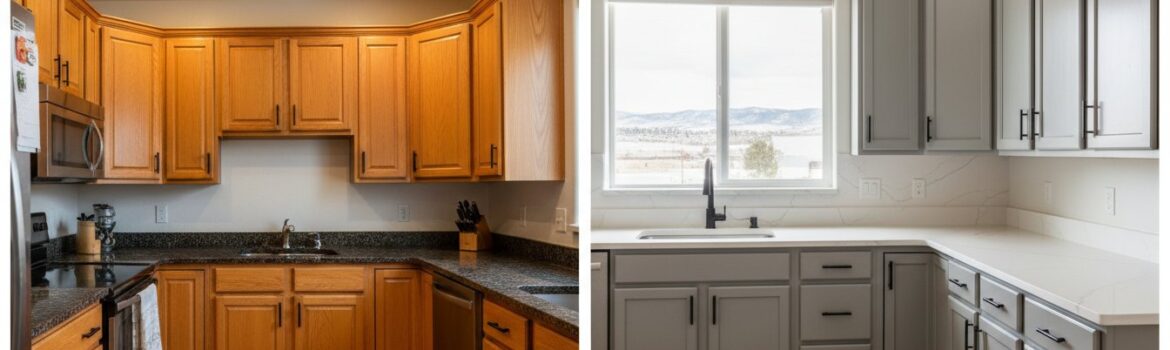 Cabinet Refinishing Before and After Denver: Real Kitchen Transformations