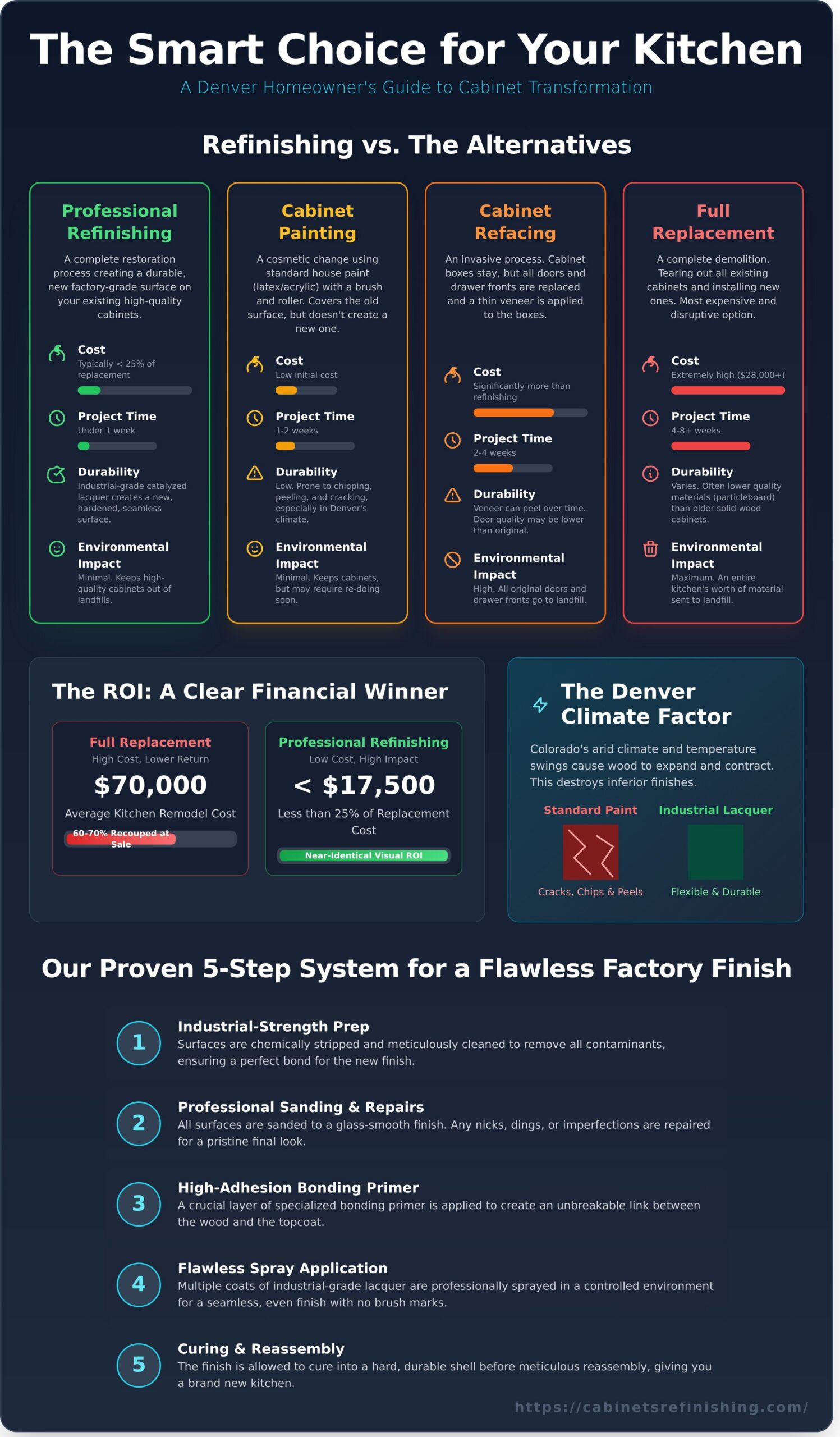 Cabinet Refinishing Specialists in Denver: Achieving a Factory Finish in 2026