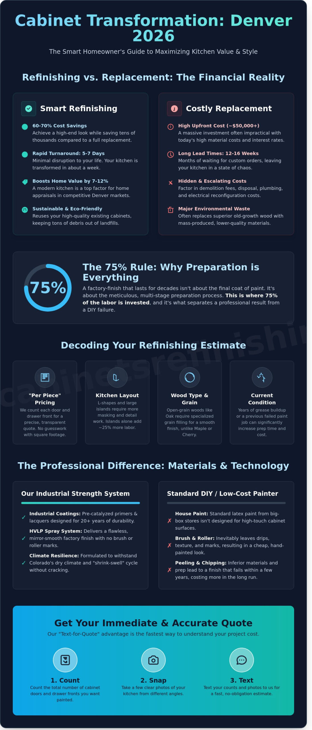 How Much to Paint Kitchen Cabinets in Denver: 2026 Cost & Value Guide