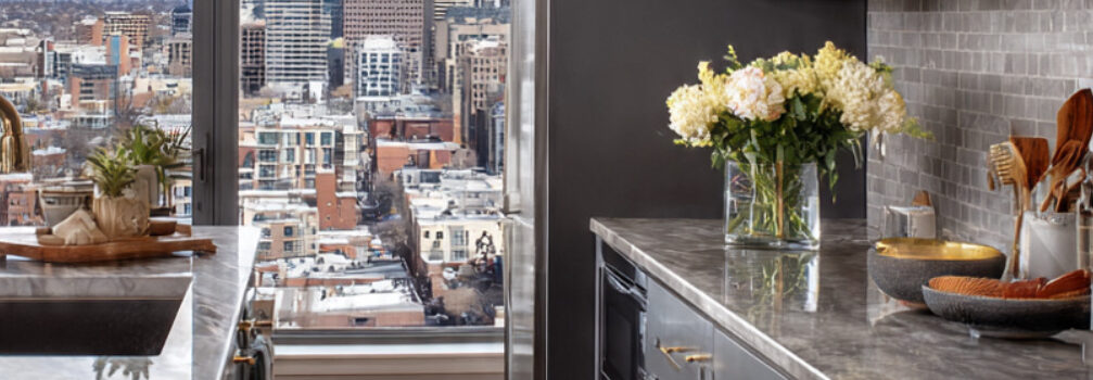 Cabinet painting Denver with a factory finish