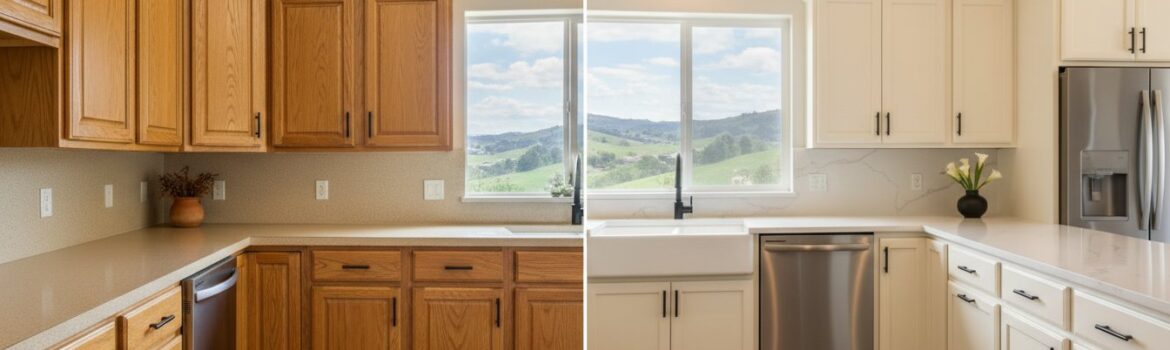 Cabinet Painting vs Staining Cost: 2026 Denver Homeowner Guide