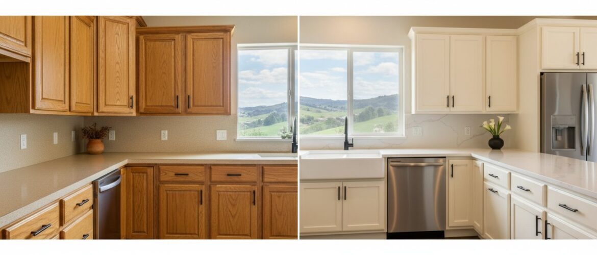 Cabinet Painting vs Staining Cost: 2026 Denver Homeowner Guide