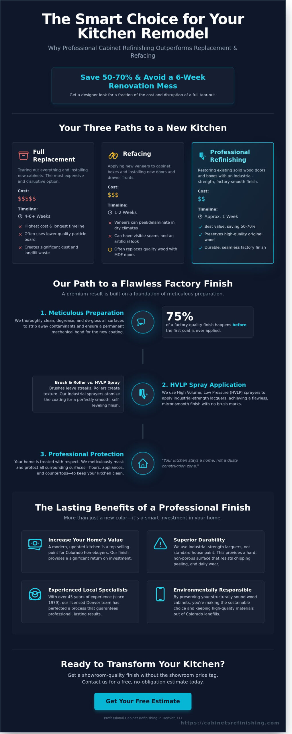 Denver Kitchen Cabinet Resurfacing: The Ultimate Guide to Professional Refinishing