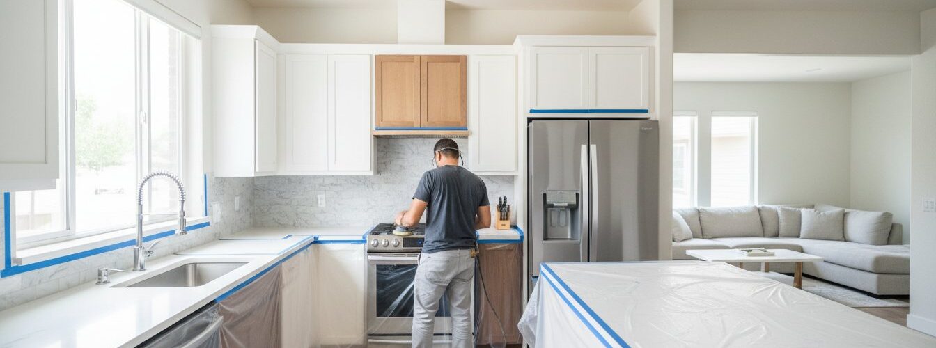 Professional Cabinet Painting Prep Work in Denver: The Secret to a Flawless Factory Finish