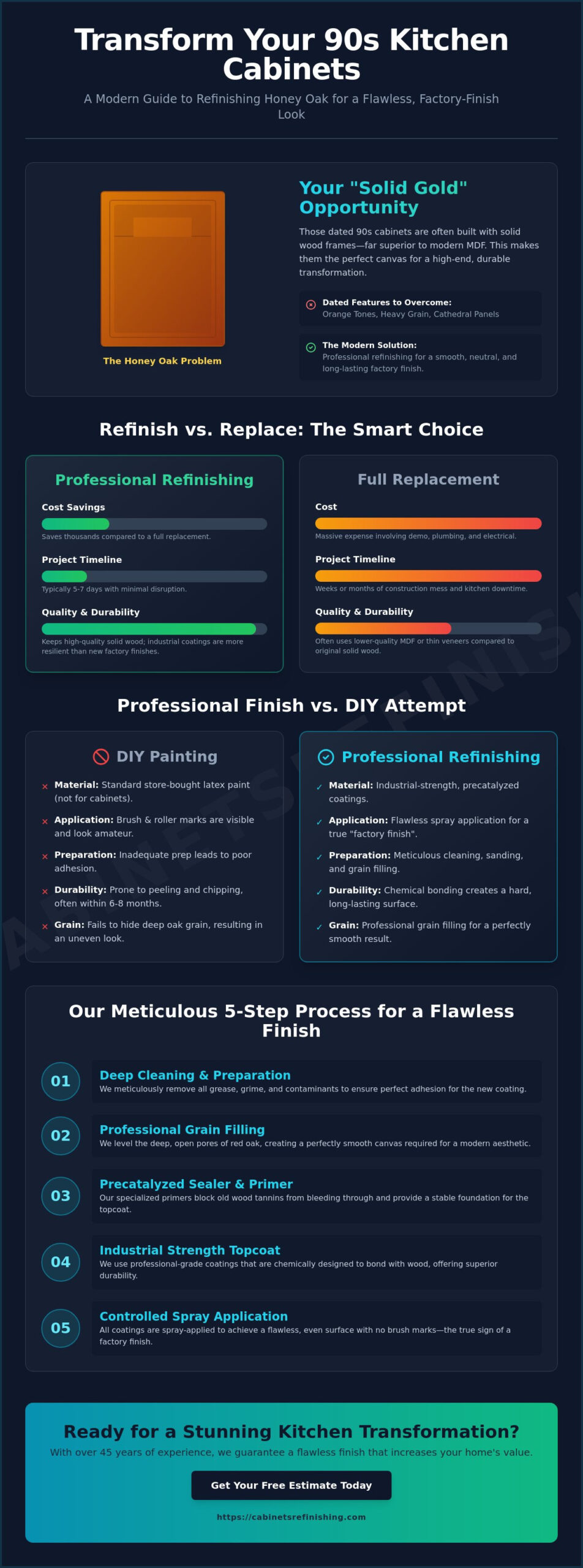 Updating 90s Oak Cabinets: Professional Refinishing Secrets for Denver Homeowners