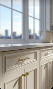 Cabinet refinishing, guaranteed factory finish