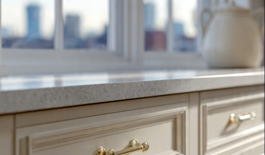 Cabinet refinishing, guaranteed factory finish