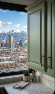 Factory finish cabinet painting for Denver Colorado kitchens