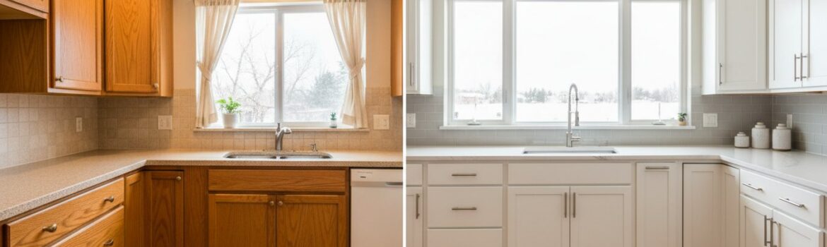 Painting Oak Cabinets White: The Professional Before and After Transformation Guide