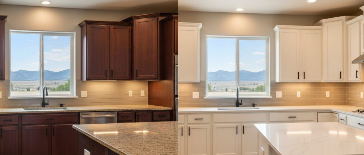 Professional Cabinet Painters vs. Handyman: Making the Right Choice for Your Denver Kitchen