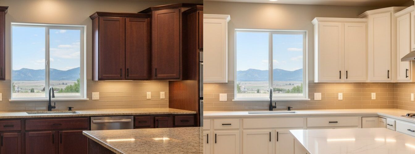 Professional Cabinet Painters vs. Handyman: Making the Right Choice for Your Denver Kitchen