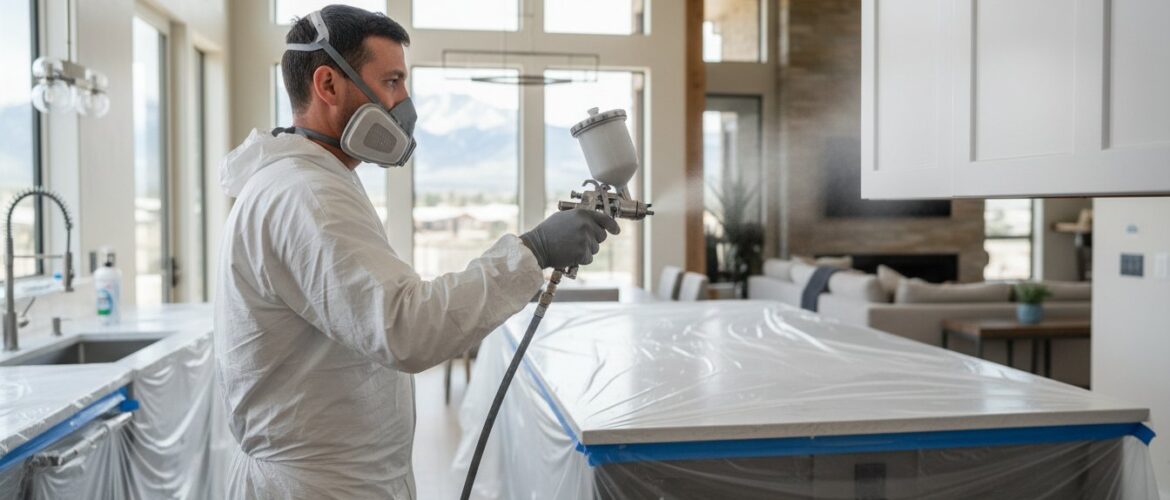 Professional Cabinet Painting Equipment: Achieving a Factory Finish in Denver