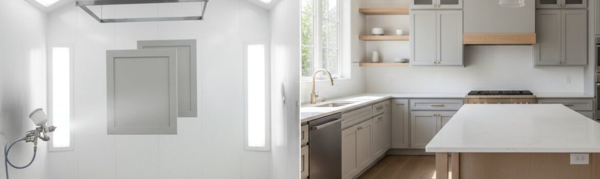 Off-Site Cabinet Door Spray Painting: The Secret to a Factory-Like Finish