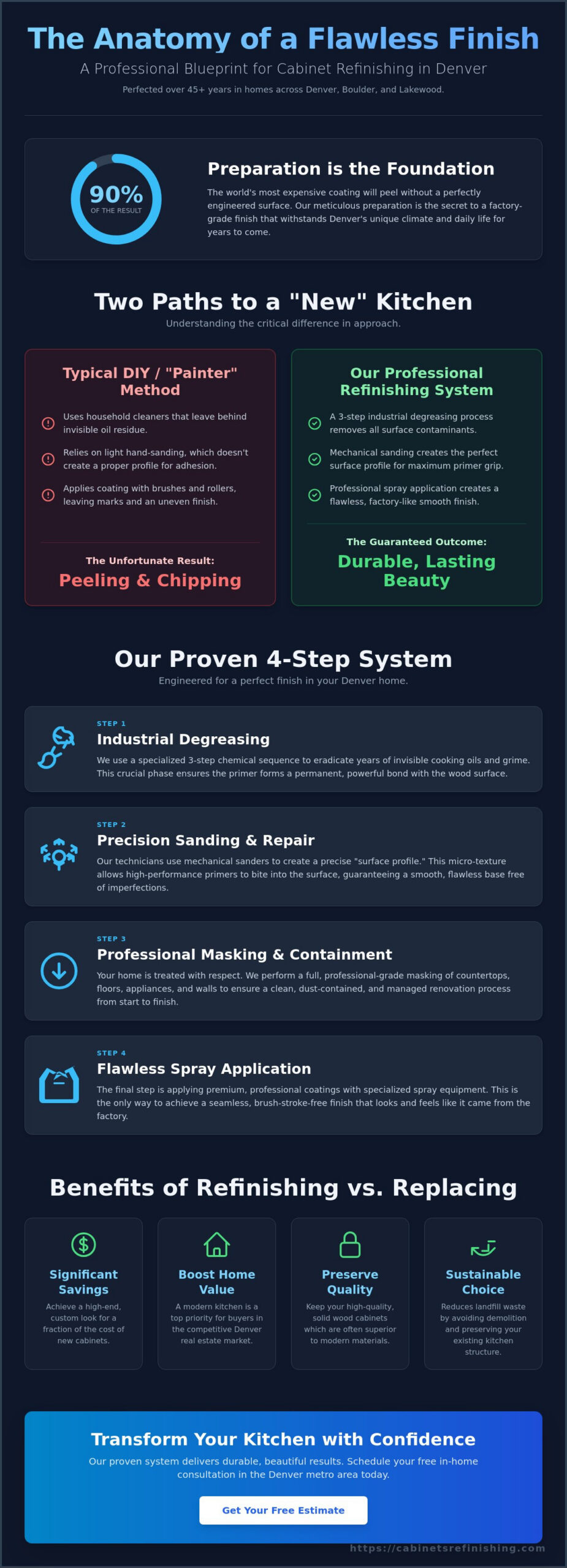 Professional Cabinet Painting Preparation Process: The Secret to a Factory Finish