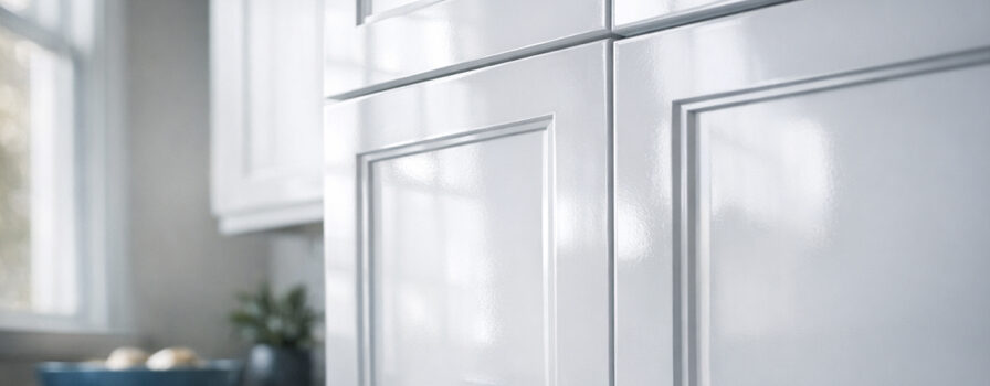 Factory finish cabinet painting, refinishing Denver Colorado