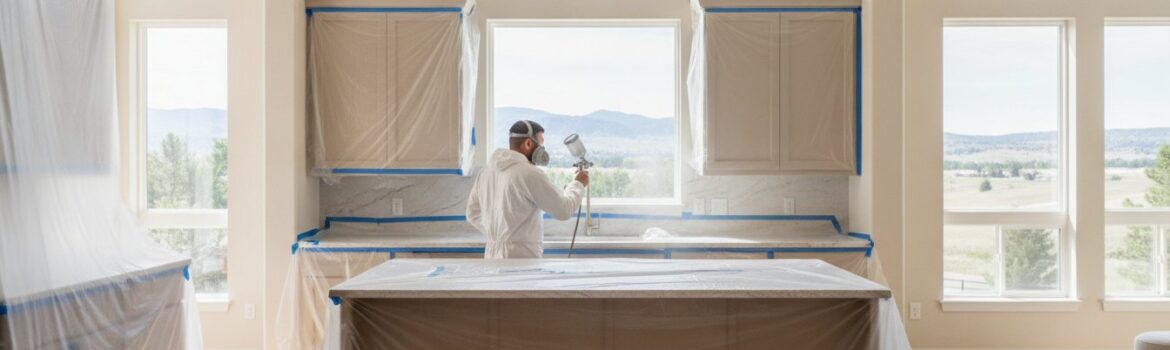 How to Live in Your House During Cabinet Painting: A Denver Homeowner’s Guide