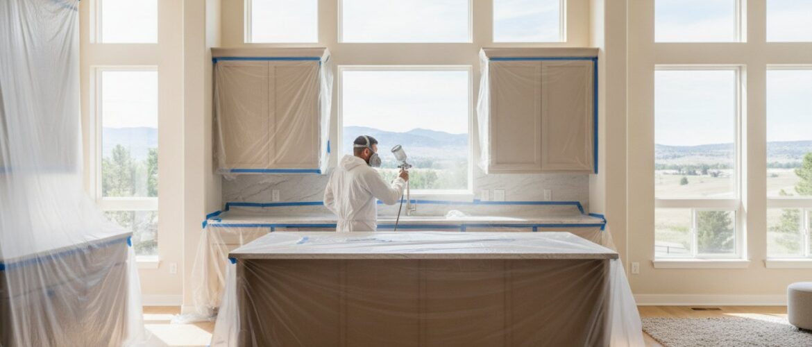 How to Live in Your House During Cabinet Painting: A Denver Homeowner’s Guide