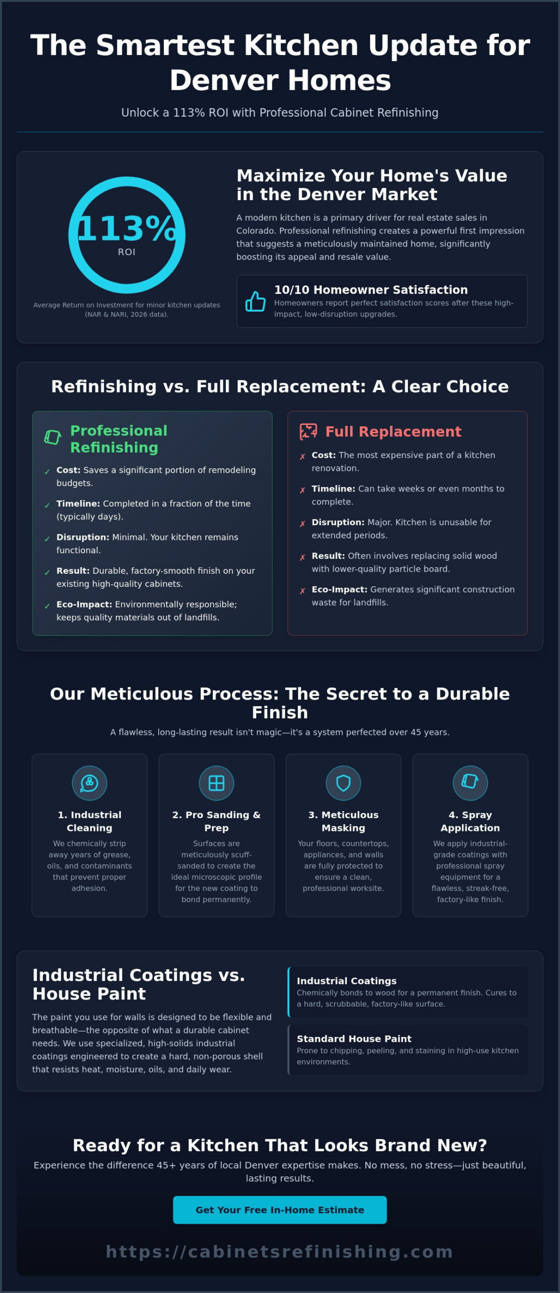 Professional Cabinet Refinishing in Commerce City: High-End Kitchen Updates for 2026