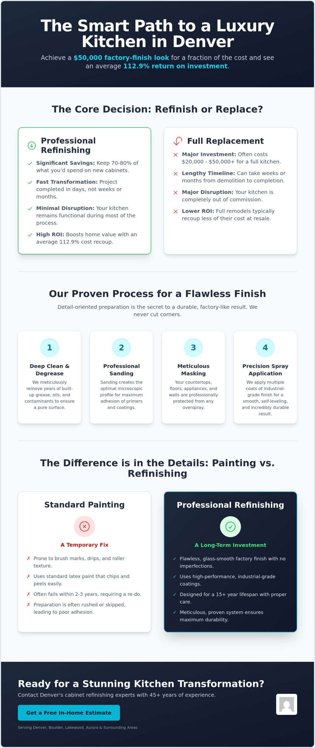 Financing for Cabinet Refinishing: How to Budget Your Colorado Springs Kitchen Update in 2026