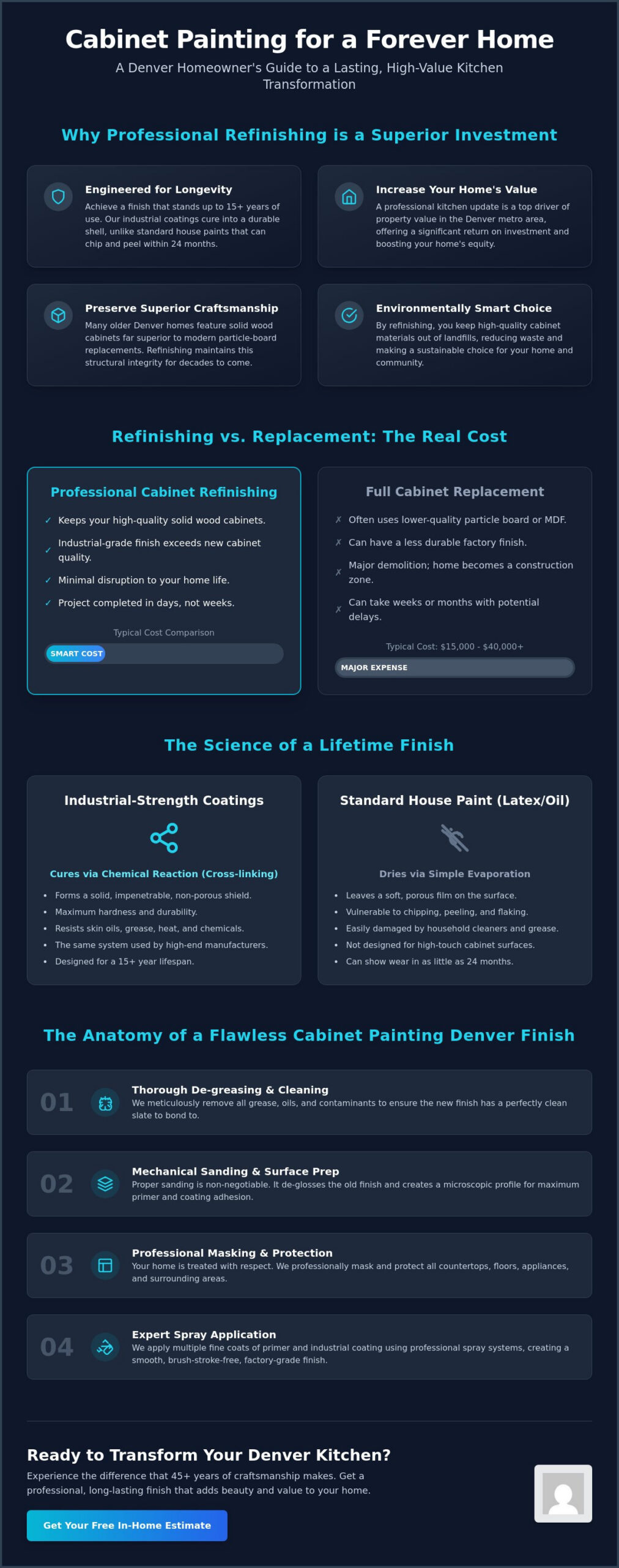 Cabinet Painting for a Forever Home: The Ultimate Guide to Lasting Quality