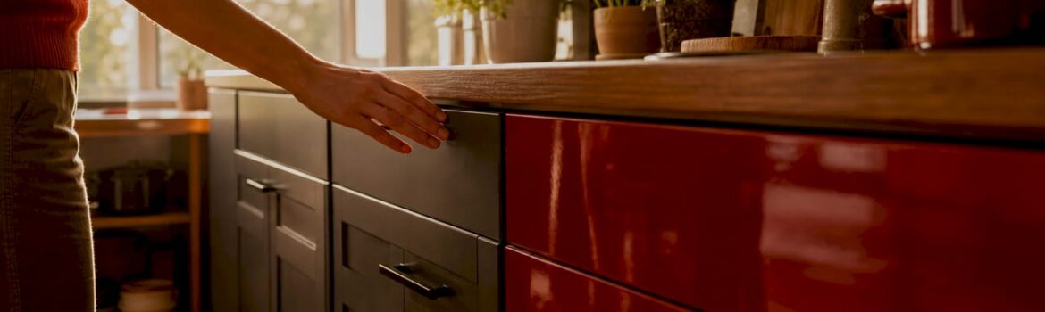 Comparison of matte and gloss kitchen cabinet finishes