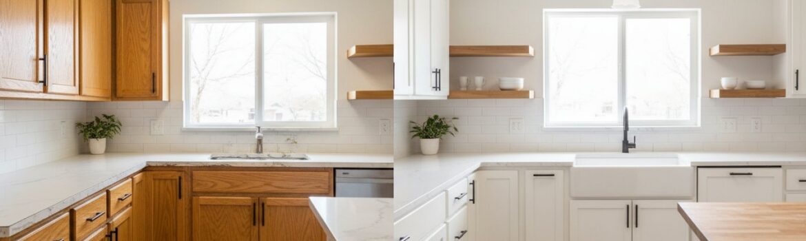 Painting Oak Cabinets White in Denver: A Complete Guide