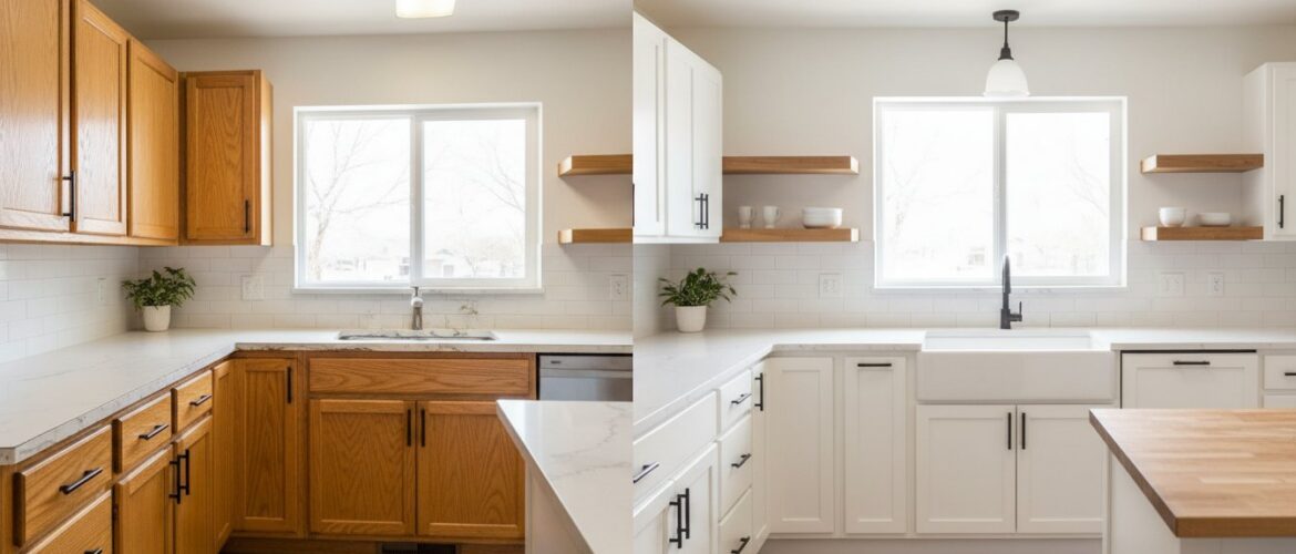 Painting Oak Cabinets White in Denver: A Complete Guide