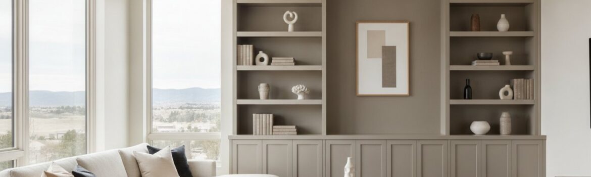 Professional Built-In Shelving Painting Services in Denver: Factory-Like Finishes for Your Home