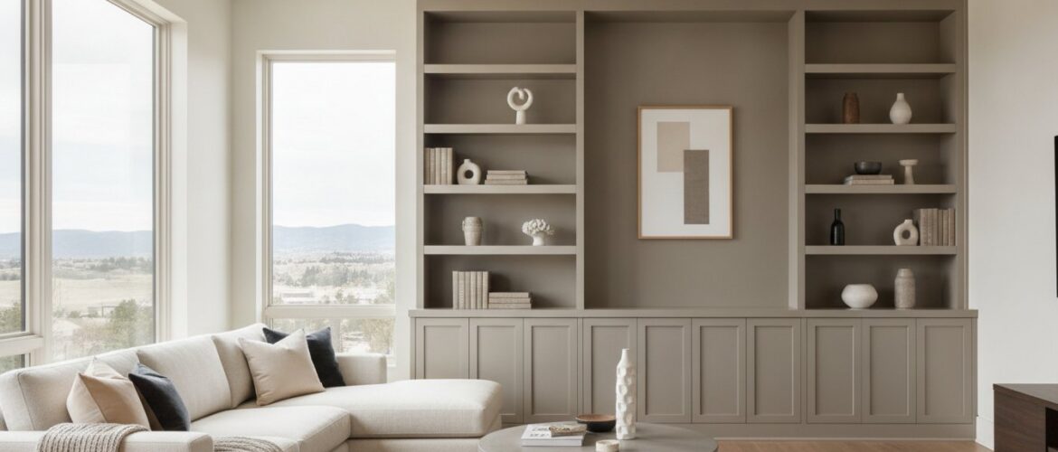 Professional Built-In Shelving Painting Services in Denver: Factory-Like Finishes for Your Home
