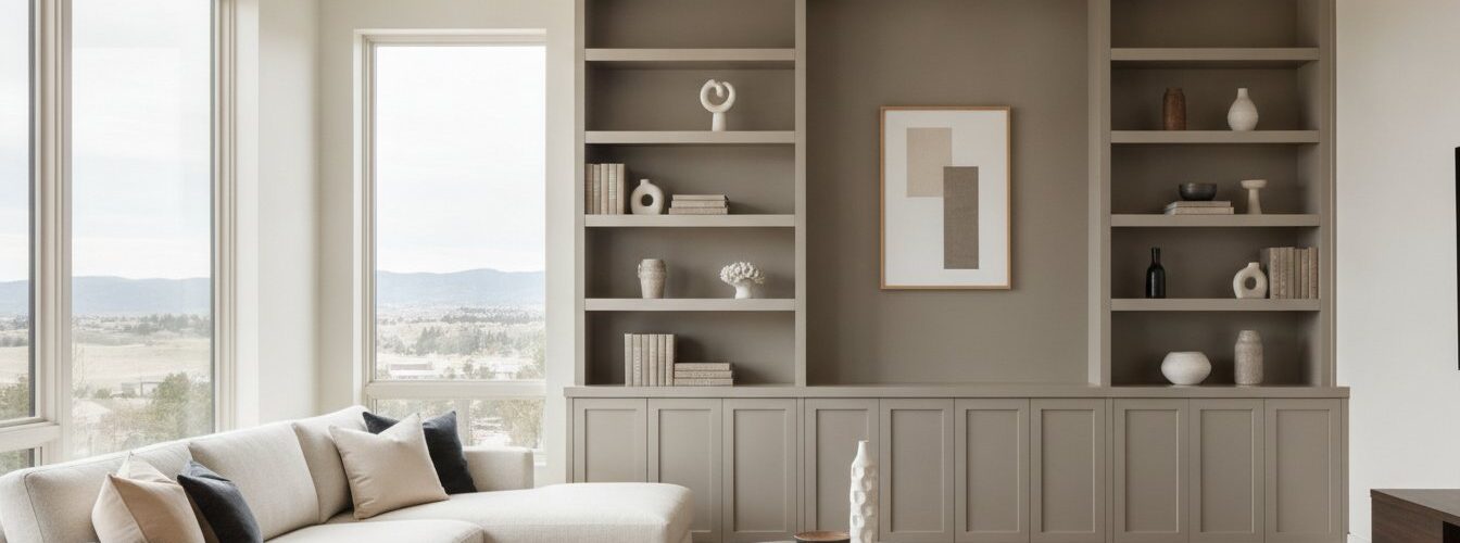 Professional Built-In Shelving Painting Services in Denver: Factory-Like Finishes for Your Home