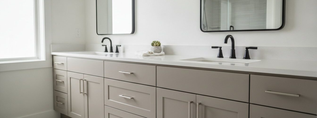 Professional Painting of Bathroom Vanities in Denver: A Factory-Finish Guide