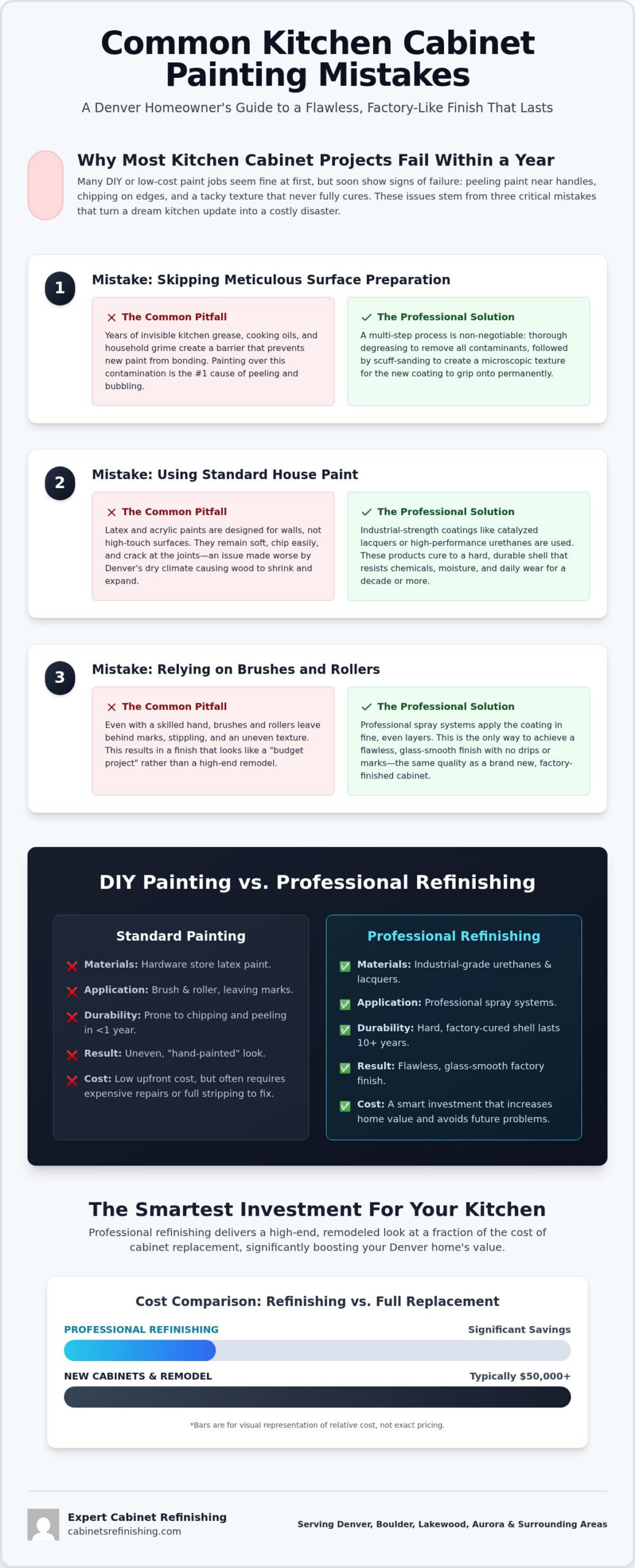 Common Kitchen Cabinet Painting Mistakes: How to Avoid a Remodeling Disaster in 2026