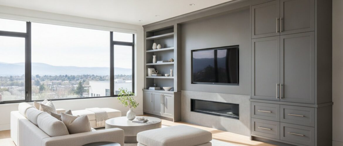Custom Cabinet Painting Denver: 2026 Built-in & Entertainment Center Guide