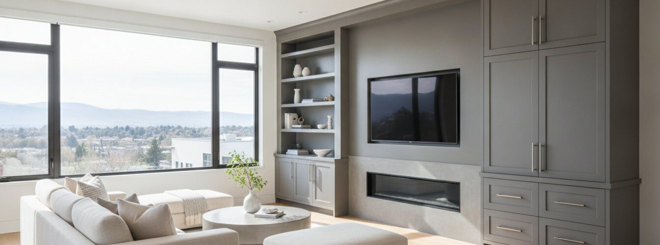 Custom Cabinet Painting Denver: 2026 Built-in & Entertainment Center Guide