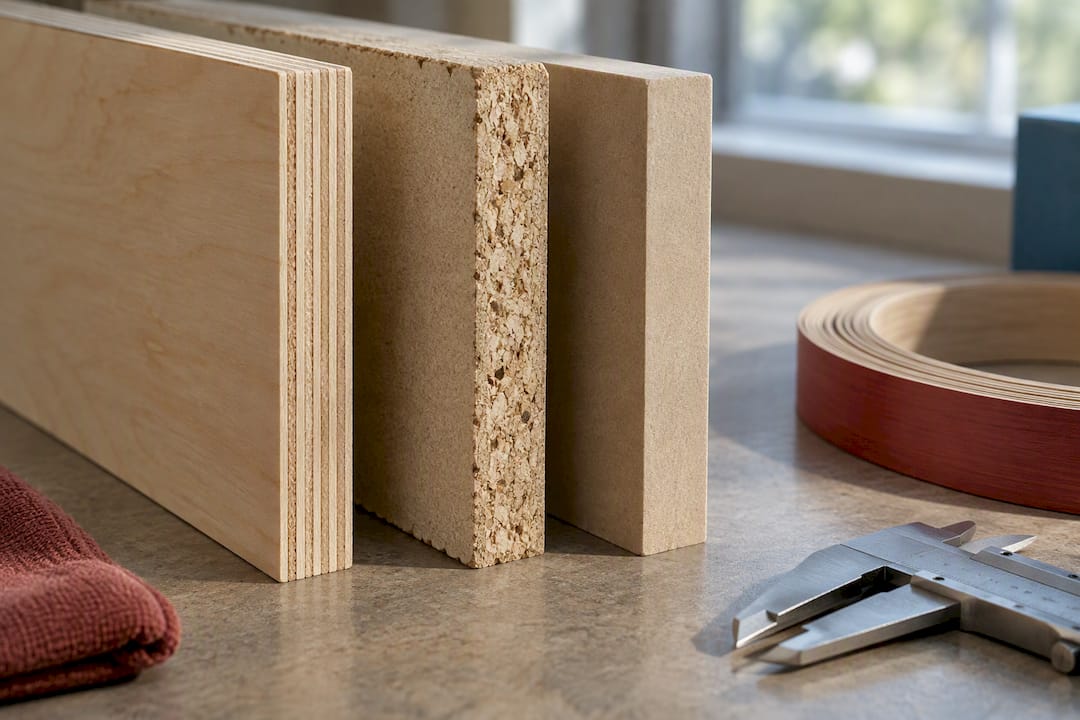 Plywood MDF and particleboard edges