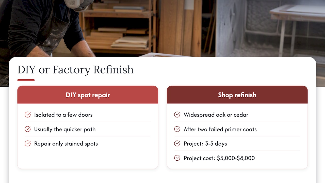 Shop level alternative: why a factory finish refinisher can be the better route — overview diagram