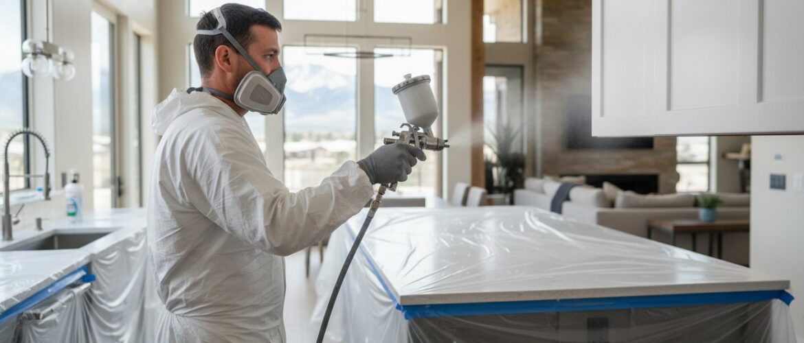 Professional Cabinet Painting Equipment: Achieving a Factory Finish in Denver